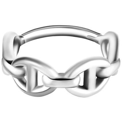Nickelfree Clicker Ring mit Ketten Design (1.2mm)