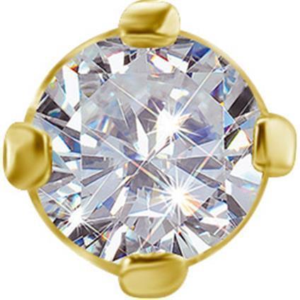 TL Gold Attachment mit Lab Created Diamonds (Prong Setting)