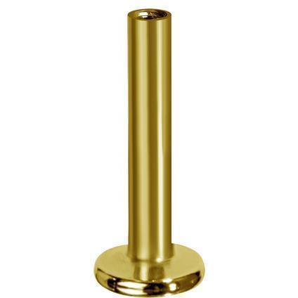 1,2mm Labret Gold Pin für Threaded Attachment, 3 mm Disc
