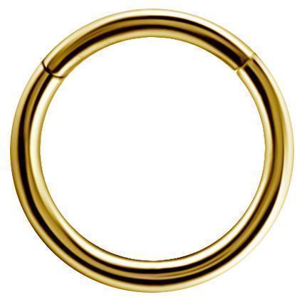 Gold Clicker Ring (1.0mm) 18 Karat