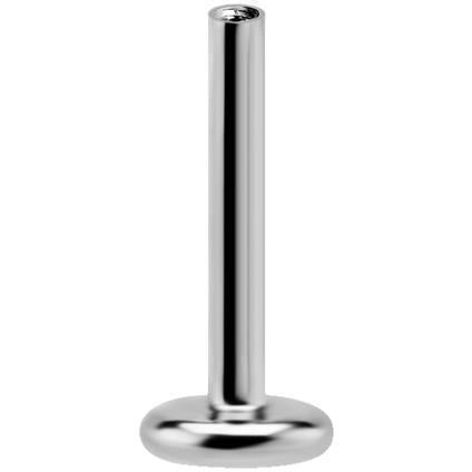 1,6mm Labret Titan Pin für Threadless Attachment, 4 mm Disc, 14GA