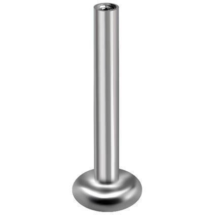 1.0mm Labret Titan Pin für Threaded Attachment mit 0.8mm Gewinde, 2.5 mm Disk