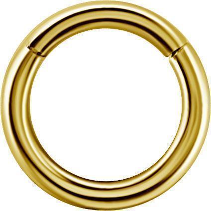 Gold Clicker Ring (1.2mm) 18 Karat