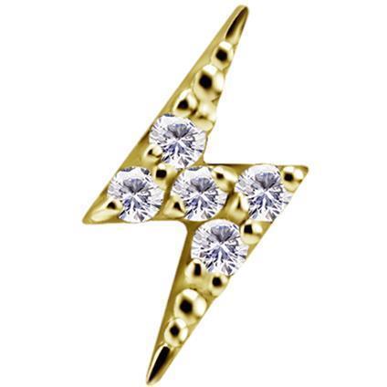 Gold Attachment Flash L mit Premium Zirconia