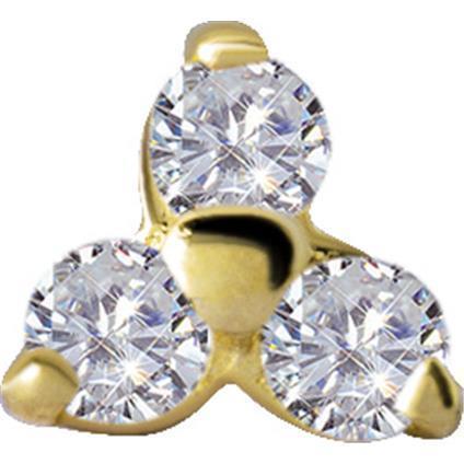 TL Gold Attachment TRINITY mit Premium Zirconia