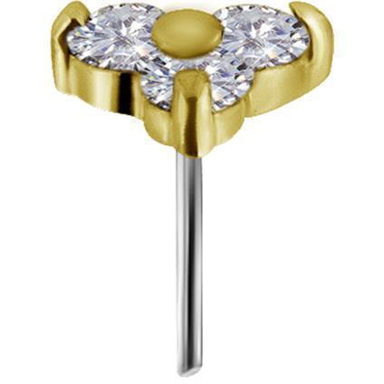 TL Gold Attachment TRINITY mit Premium Zirconia