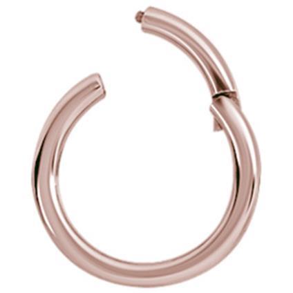 Rose gold clicker on sale ring