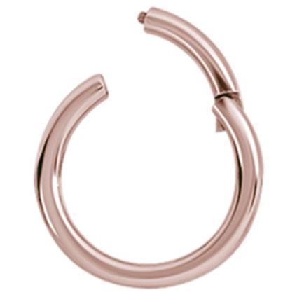 Rosé Gold Clicker Ring (0.8mm)